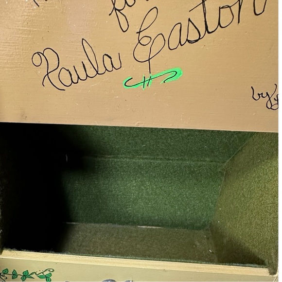 Vintage Custom Wood Cottage House Purse - Picture 9 of 13